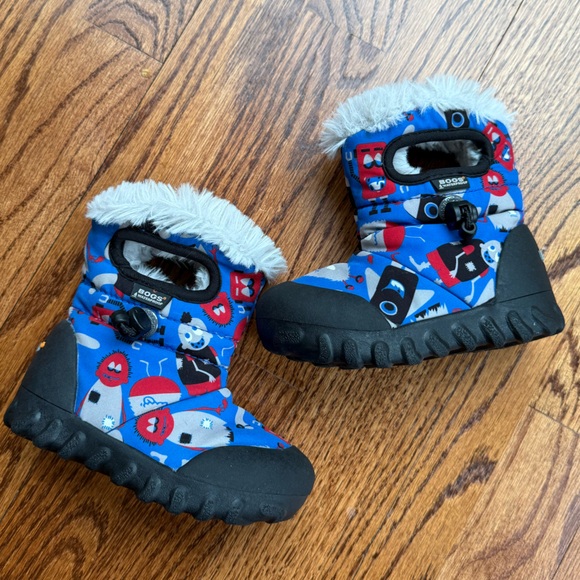 Bogs Baby B-moc Monsters Snow and Rain Boot 6 - Picture 1 of 12